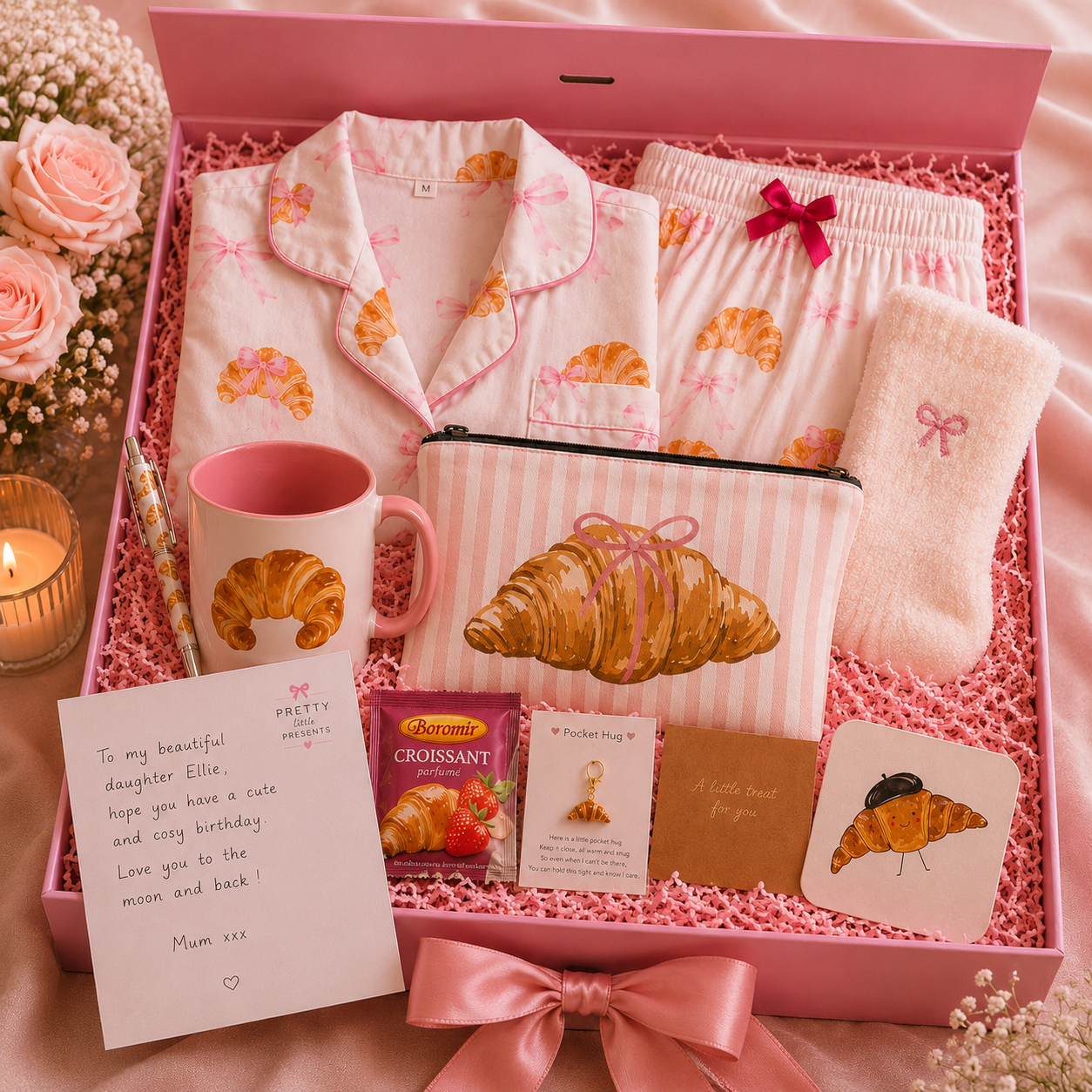 The Ultimate Cute & Cosy Croissant Self-Care Gift