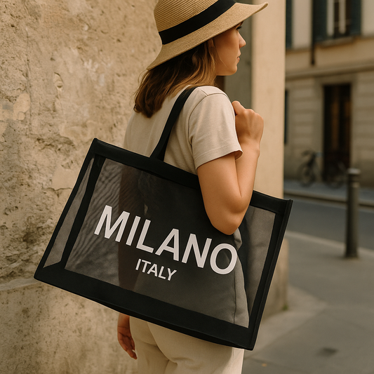 Mesh Milano Italy Tote Bag
