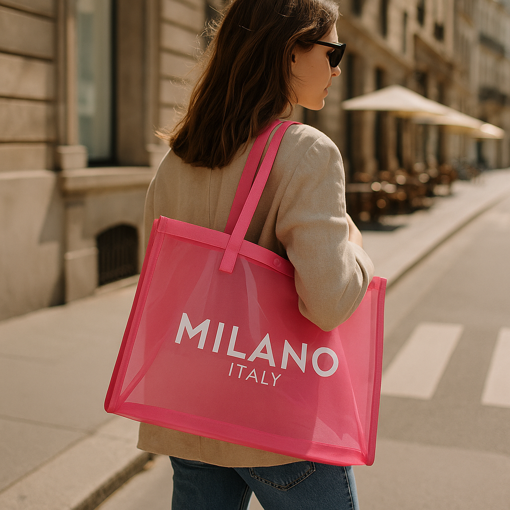 Mesh Milano Italy Tote Bag