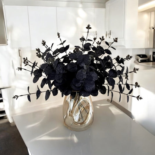 6 Pieces Of Black Eucalyptus Stems