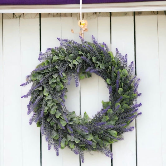 Spring Lavender Wreath
