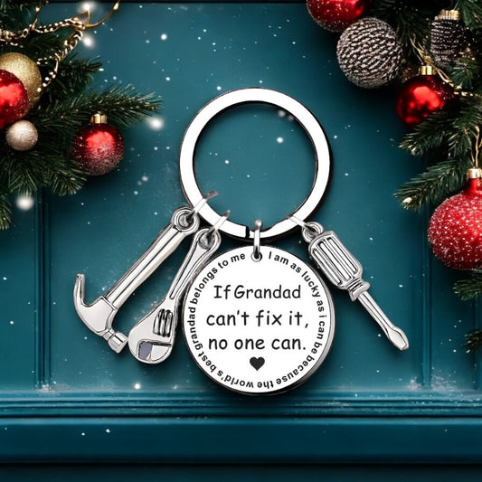 Heartfelt Keychain ~ Gift For Grandad