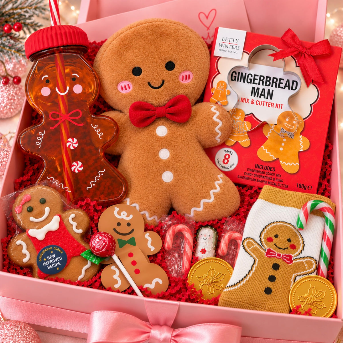 Kids’ Gingerbread Christmas Gift Box