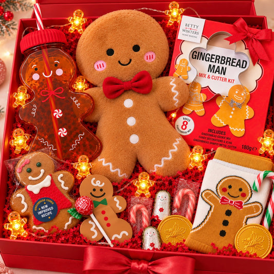 Kids’ Gingerbread Christmas Gift Box