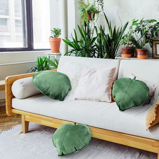 Handmade Leaf Cushion