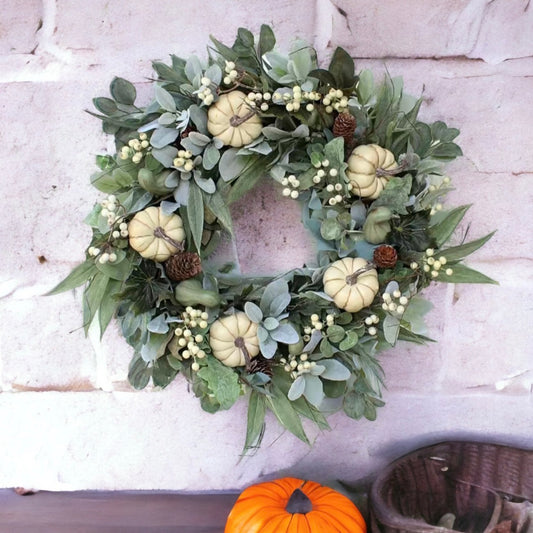 Autumn Pumpkin Wreath