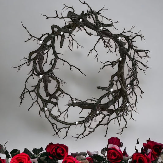 Black Branch Halloween Wreath