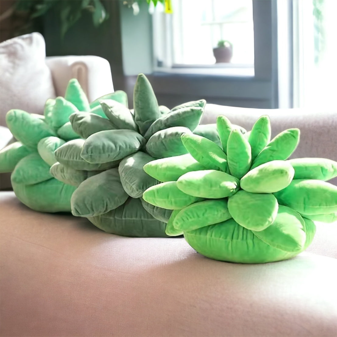 Plush Cactus Cushions