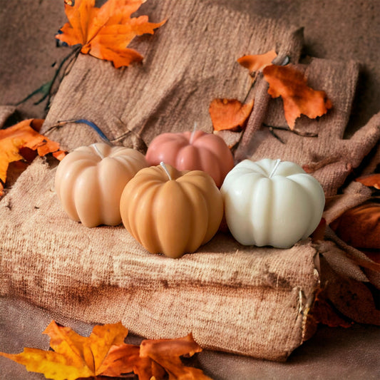 Cosy Autumn Pumpkin Candle