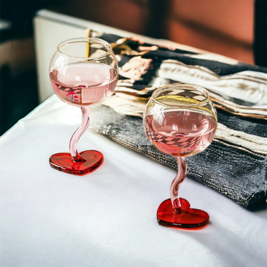 Red Rose Glass