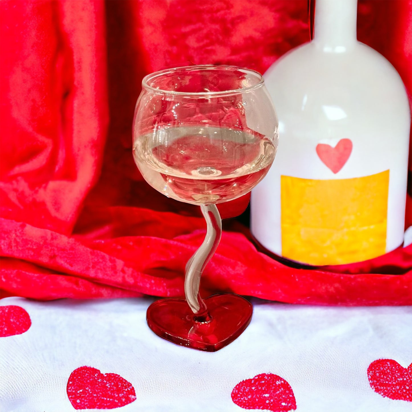 Red Rose Glass