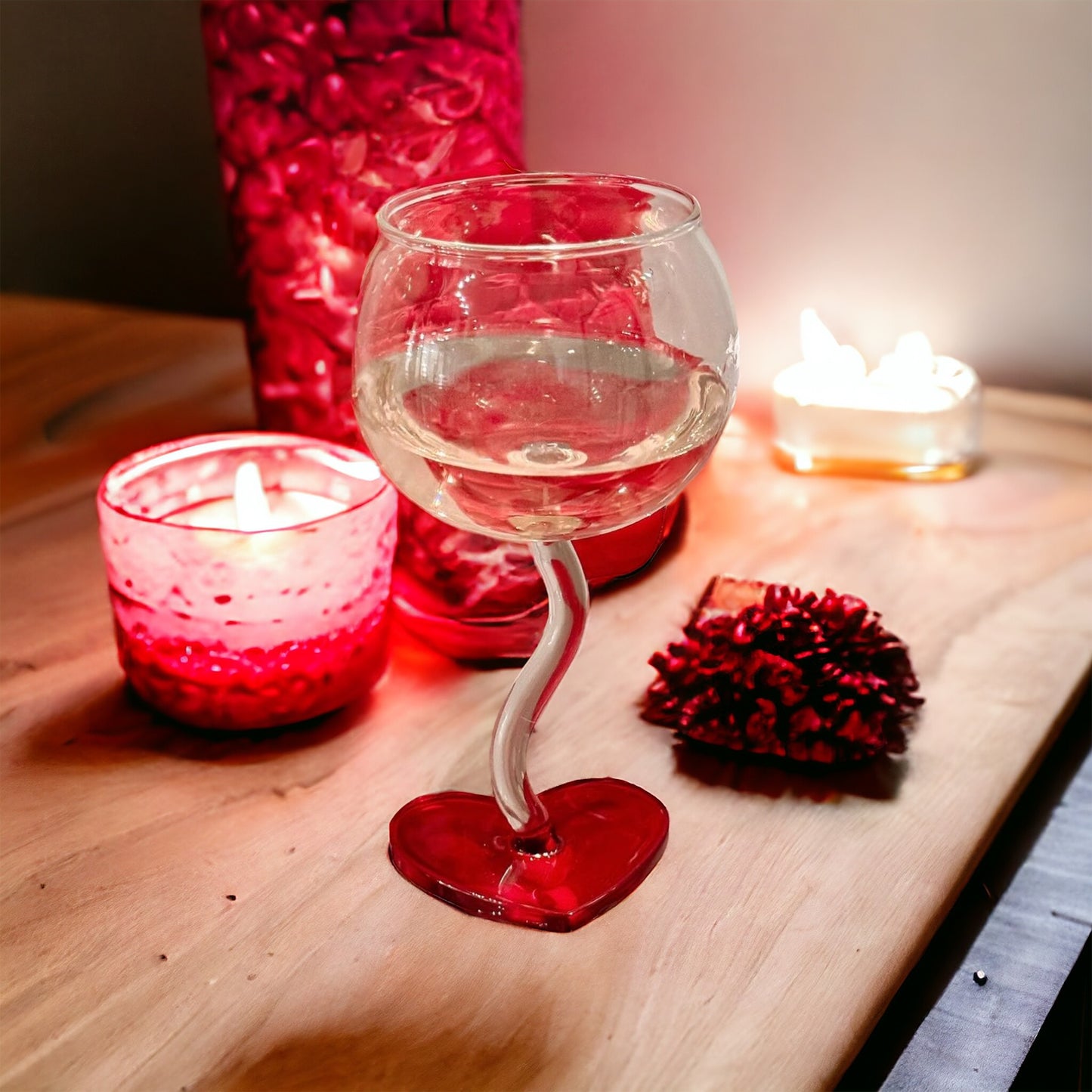 Red Rose Glass