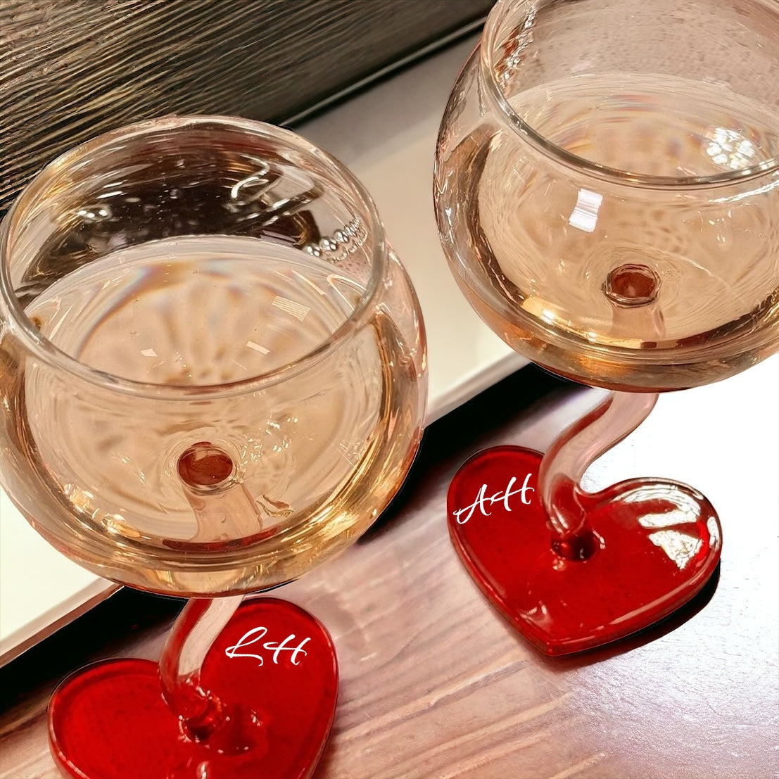 Red Rose Glass
