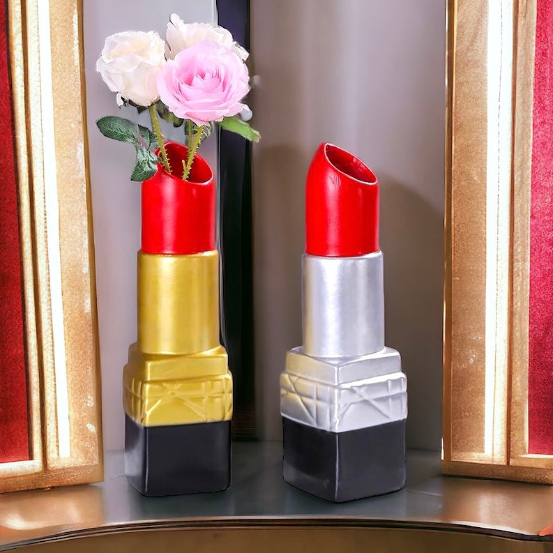 Large Luxury Lipstick Vase