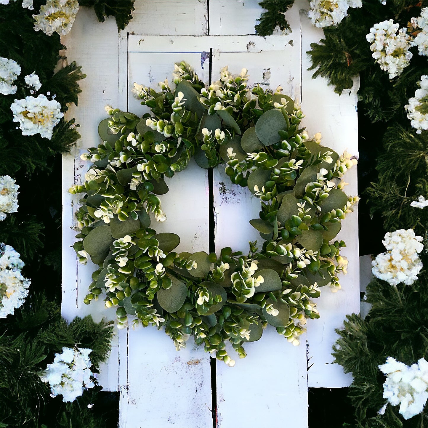 Outdoor Eucalyptus Wreath