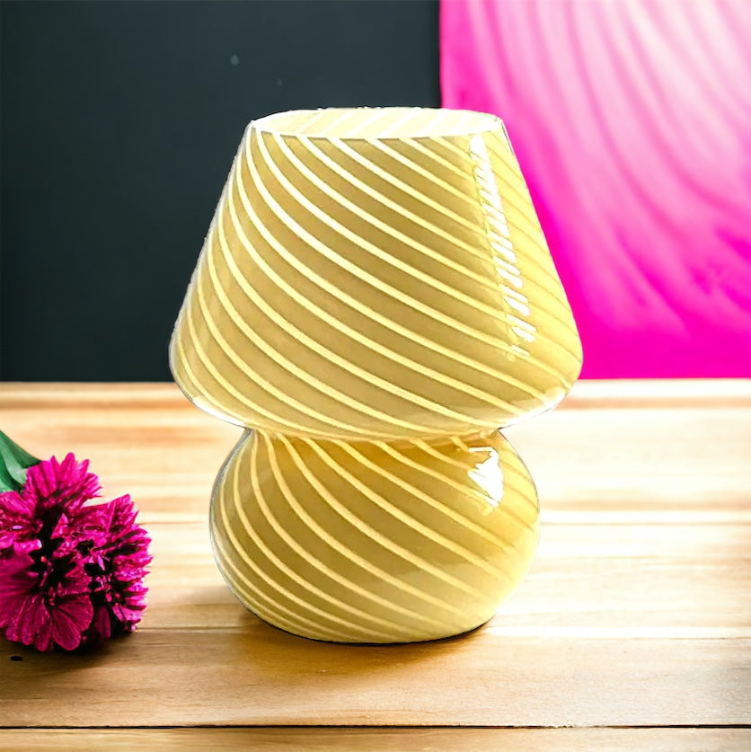 Hand-Crafted Dimming Mushroom Table Lame