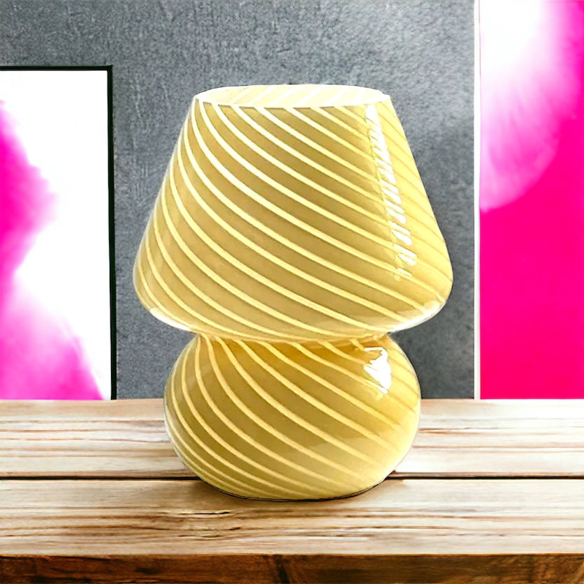 Hand-Crafted Dimming Mushroom Table Lame