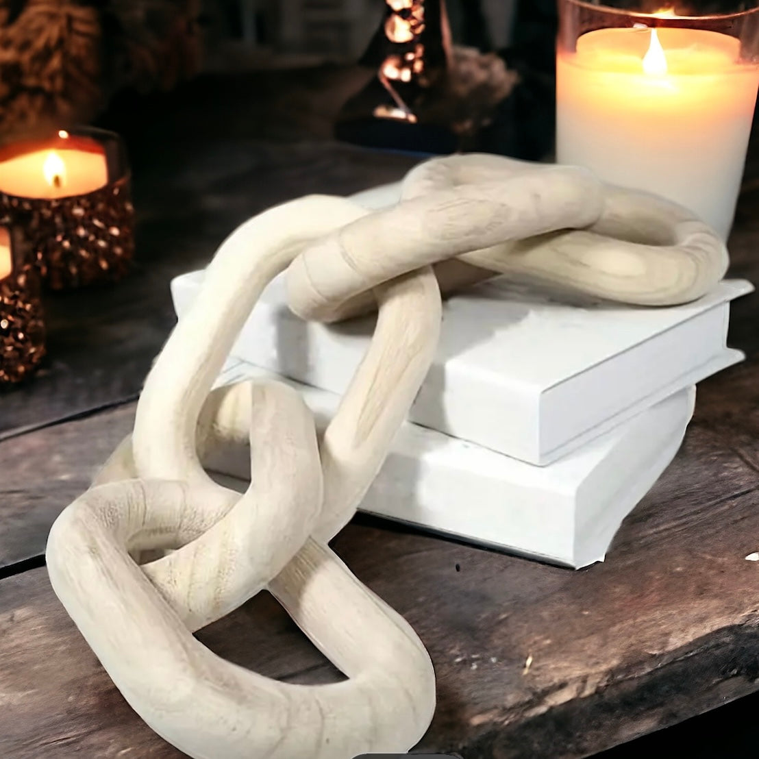 Nordic Wooden Chain Decor