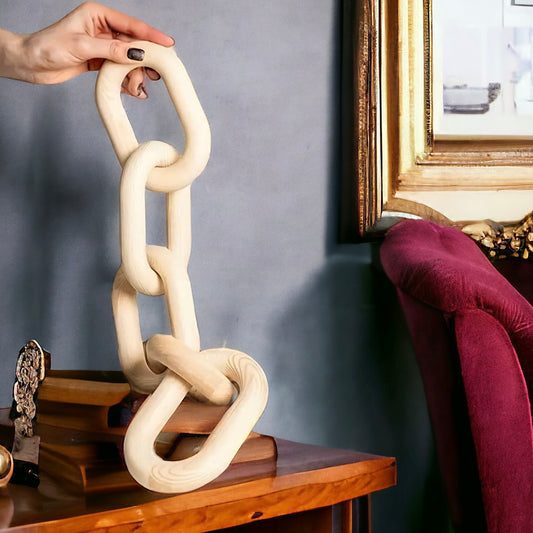 Nordic Wooden Chain Decor
