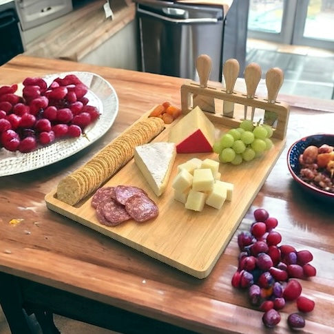 Contemporary Wooden Serving Tray