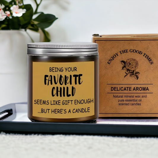 Witty Slogan Candle For Dad
