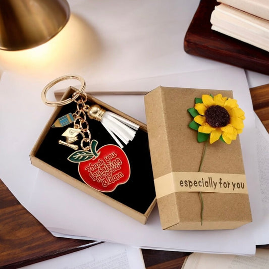 Boxed Appreciation Apple Keychain