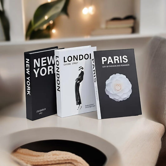 London Paris New York Book Set