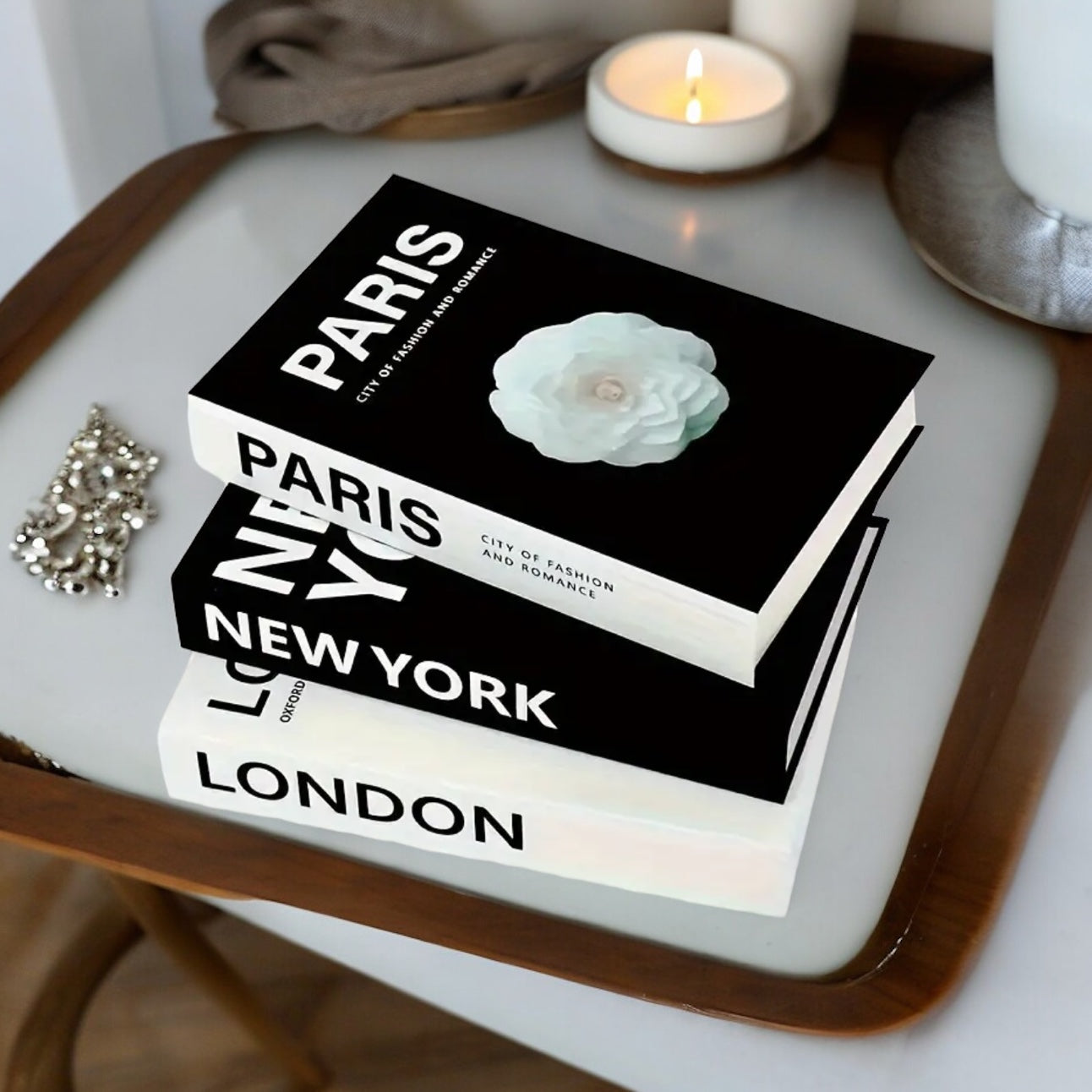 London Paris New York Book Set