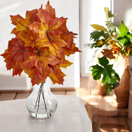 Autumn Maple Leaf Branches