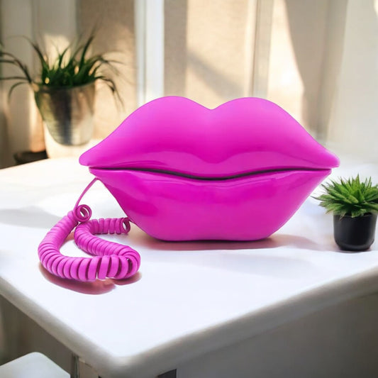 Vintage Style Lip Shaped Phone