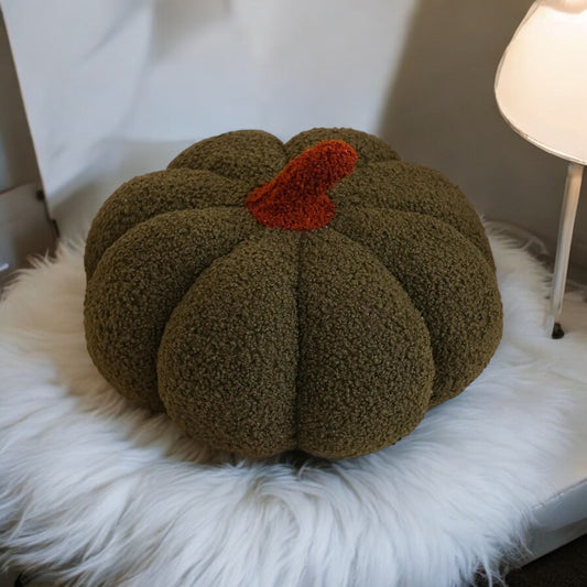 Boucle Autumn Pumpkin Cushion