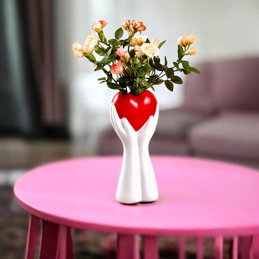 Heart In Hands European Style Vase