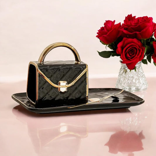 Three Piece Italian Handbag Tea Set