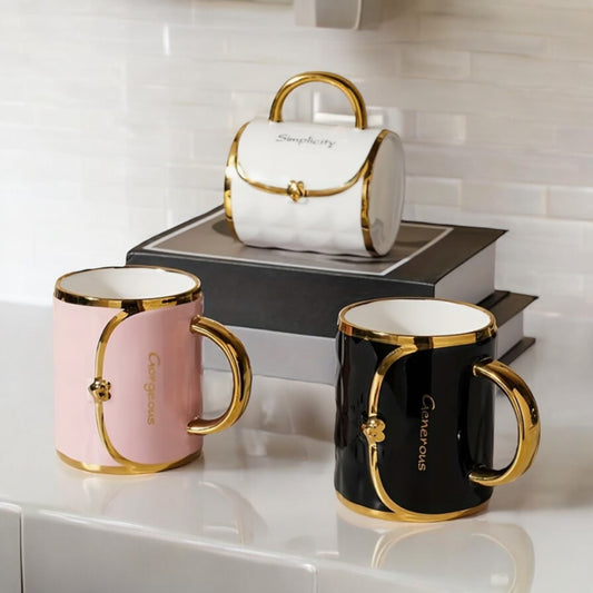Italian Ceramic Handbag Mug