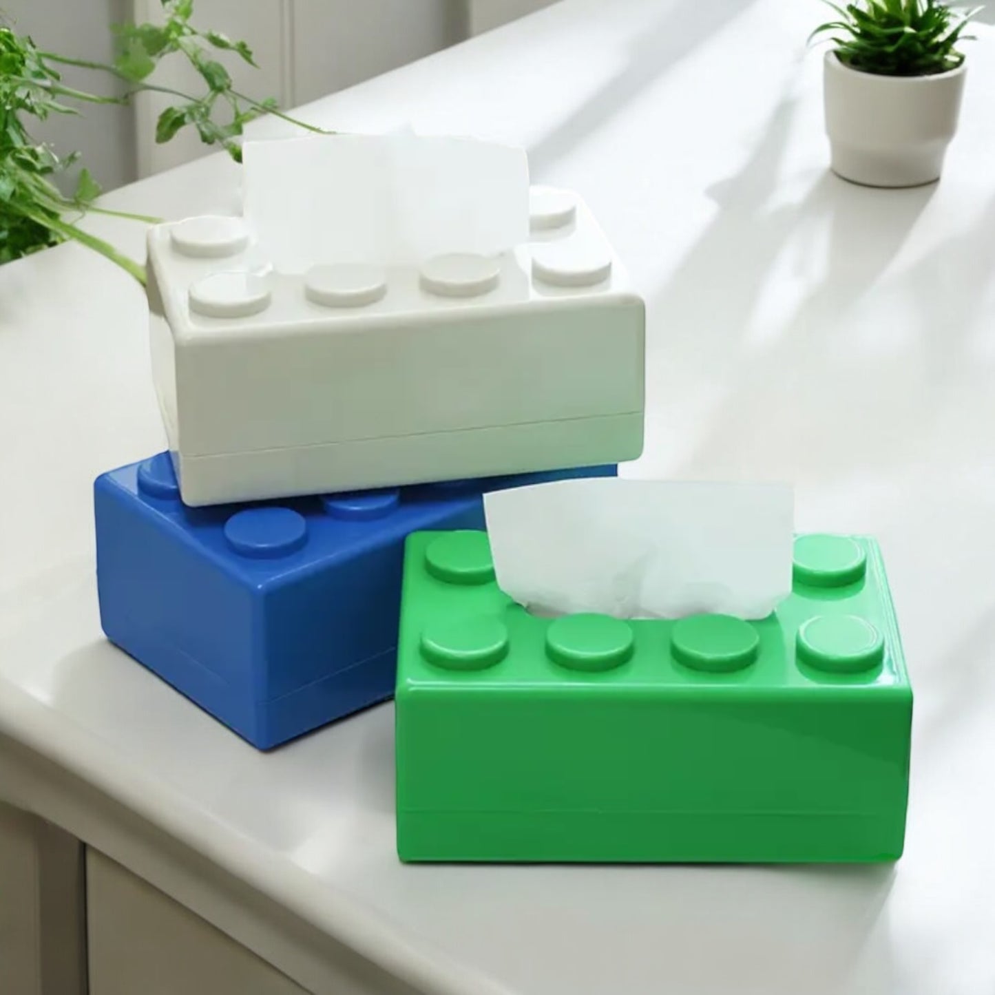 Lego Piece Tissue Box