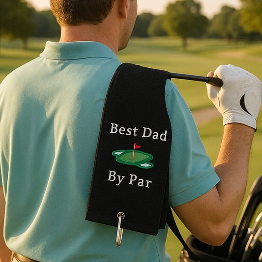 Best Dad By Par Golf Towel