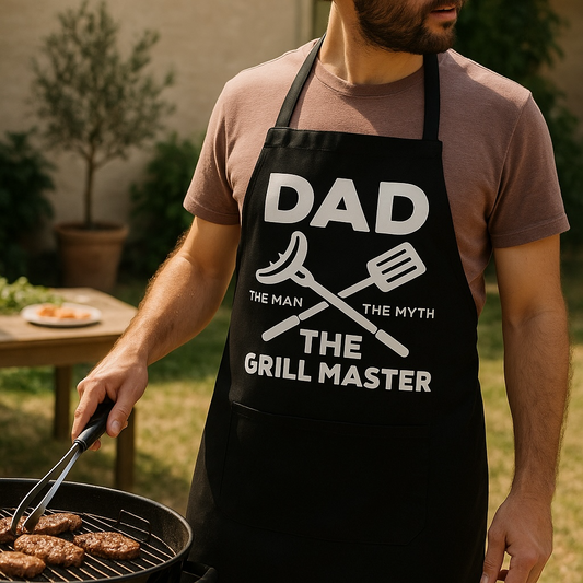 Dad The Grill Master Apron