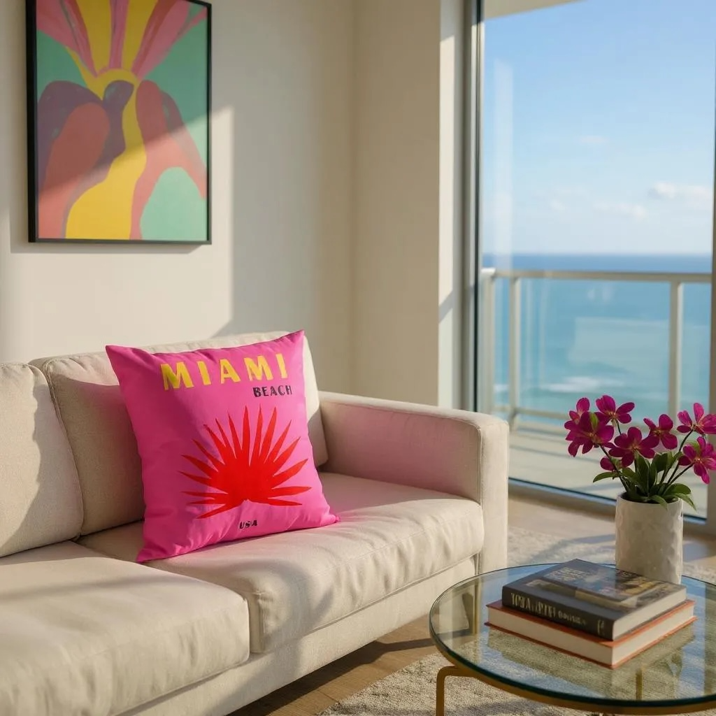 Set Of Four Coastal Cushion Covers
