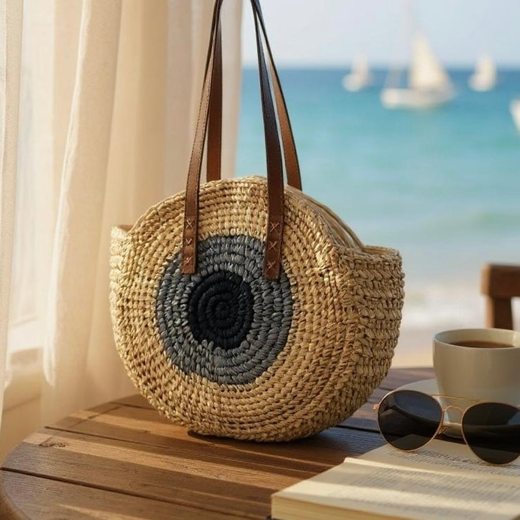 Crochet Evil Eye Tote Bag