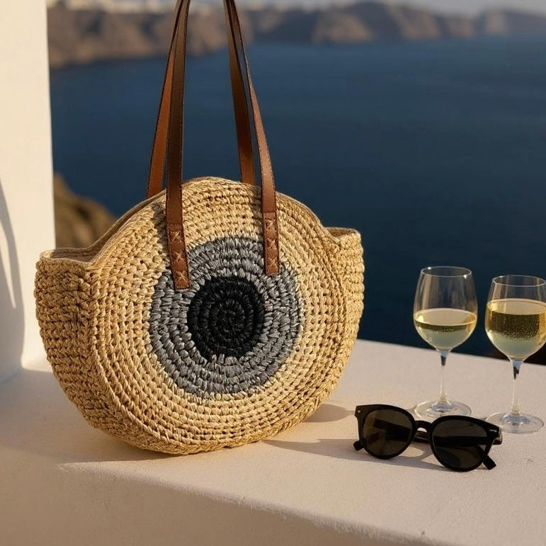 Crochet Evil Eye Tote Bag