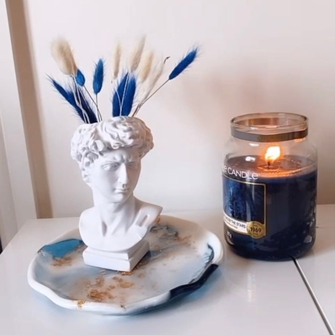 Handmade By Jade Resin '𝓡𝓪𝔂𝓵𝓮𝓷𝓮' Tray