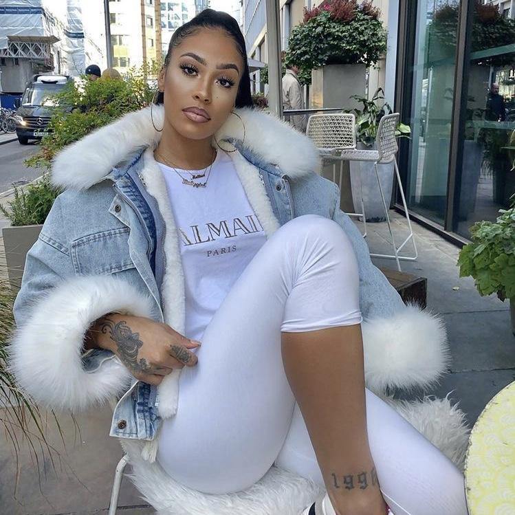 Luxury Oversized 𝓚𝔂𝓵𝓲𝓮 Denim Coat - Pretty Little Presents
