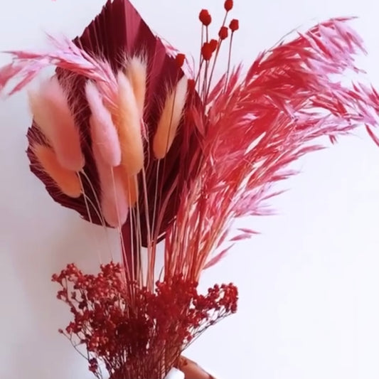 Palm Spear & Pampas  ‘ Ivy Rose ’ Bouquet