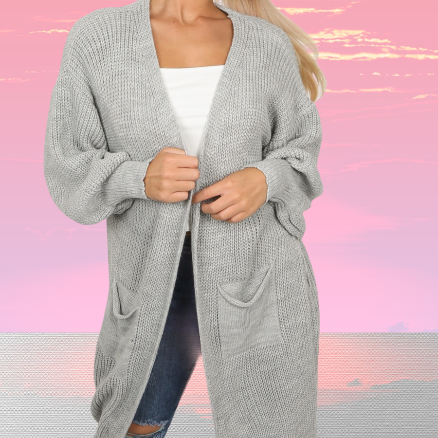 Luxurious Long Line Ladies 𝓛𝓪𝓻𝓪 Cardigan. - Pretty Little Presents