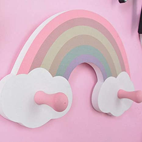 Rainbow Coat Hooks