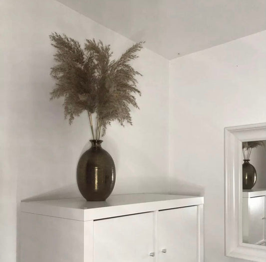 Natural Pampas ‘ 𝓖𝓲𝓷𝓪’ Grey Fluffy Stems