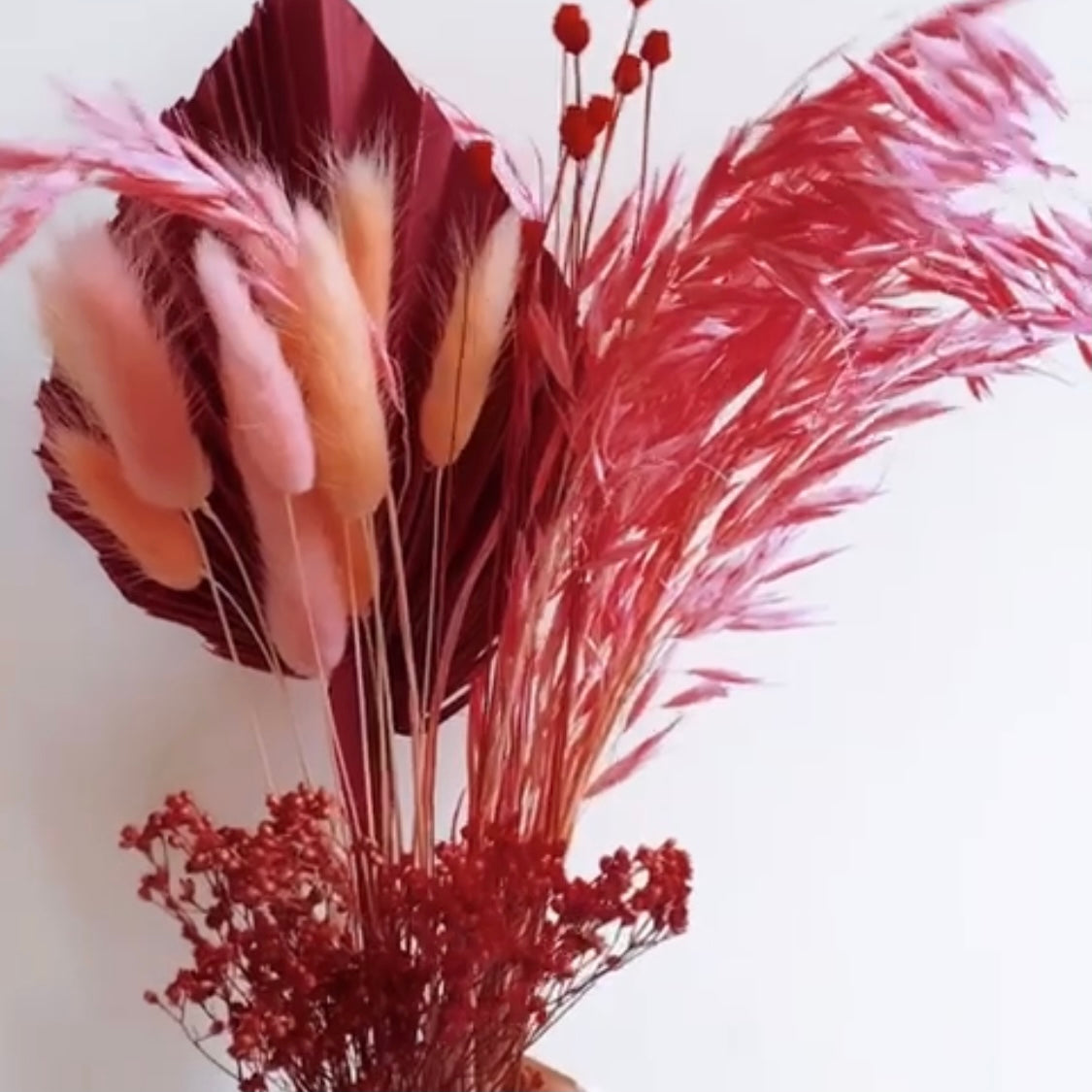 Palm Spear & Pampas  ‘ Ivy Rose ’ Bouquet