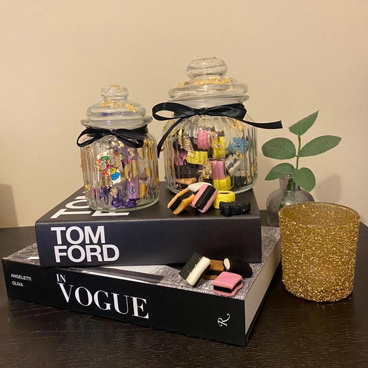Unique Hand Foiled  '𝓚𝓮𝓮𝓹 𝓘𝓽 𝓢𝔀𝓮𝓮𝓽' Candy Jar