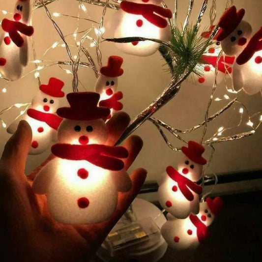 Cute Christmas Santa Reindeer Snowman LED Lights