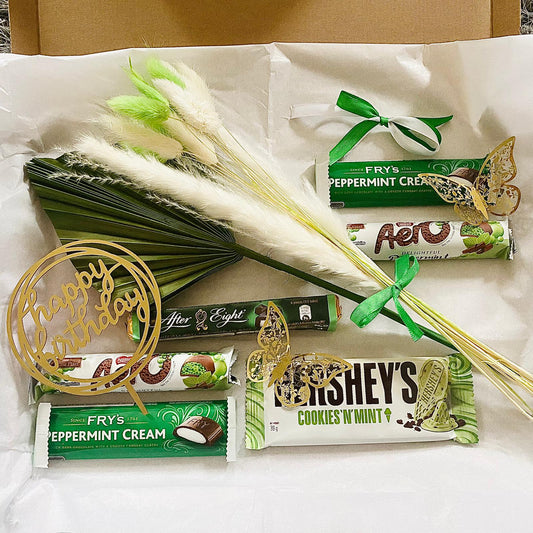 Chocolate Pampas & Green Spear '𝓜𝓸𝓳𝓲𝓽𝓸'  Letterbox Bouquet